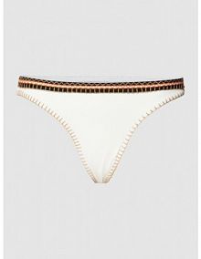 Figi bikini z fakturowanym wzorem model WINA banana moon białe EAN WINA SANTANY