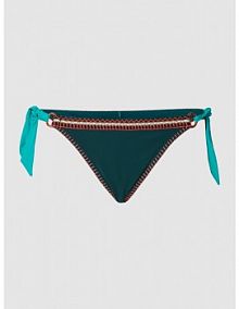 Figi bikini z wiązanym detalem model SIMA banana moon zielone EAN SIMA BOTANY