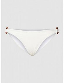 Figi bikini z fakturowanym wzorem model VAIVA banana moon białe EAN VAIVA SANTAFE