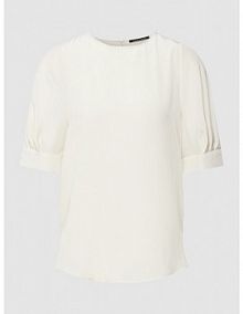 T-shirt z wycięciem w kształcie łezki z tyłu LUISA CERANO biały damski EAN 278334 1687