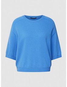 T-shirt z imitacji dzianiny LUISA CERANO niebieski damski EAN 178221 5871