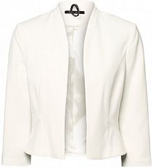 Blezer  Kobiety Sztuczne włókno biały jednolity 40 Swing