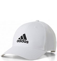 Czapka z daszkiem Kobiety Sztuczne włókno biała jednolity S/M adidas Sportswear damska