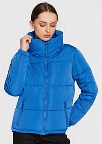 Kurtka puchowa Cotton On niebieska damska 