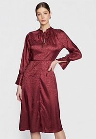 Sukienka codzienna Closet London czerwona 