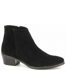 Botki na obcasie Carinii czarne