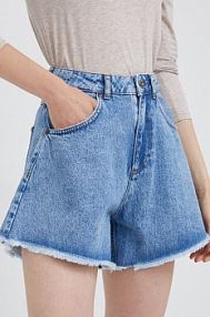 Szorty jeansowe Sisley  niebieskie 497SL900N.902