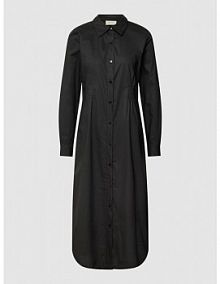 Sukienka koszulowa z listwą guzikową model misa FREE/QUENT czarna EAN 201135