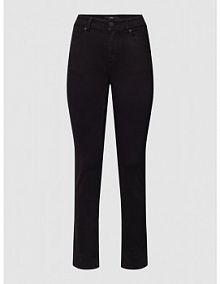 Jeansy z naszywką z logo LANIUS czarne damskie EAN 123 13498-00