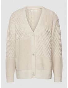 Kurtka z dzianiny z fakturowanym wzorem model ALICIA BRAX beżowa damska EAN 32-4008 90157400