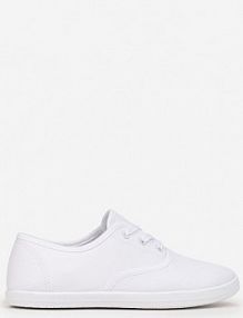 Białe Sznurowane tenisówki Przed Kostkę Jennessa ballada damskie