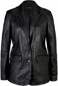 Żakiet ze skóry jagnięcej nappa  Bonprix