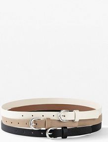 Komplet wąskich pasków (3 szt.)  damski Bonprix