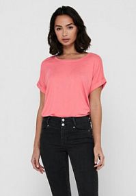 T-shirt ONLY różowy damski 