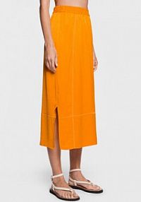 Spódnica American Vintage pomarańczowa Midi