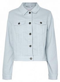 Kurtka przejściowa Noisy May niebieska damska Jeansowa