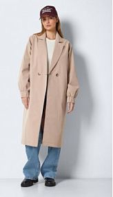 Trencz Noisy May beżowy Płaszcz przejściowy