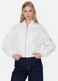 Bomberka Calvin Klein Jeans biała Kurtka bomber