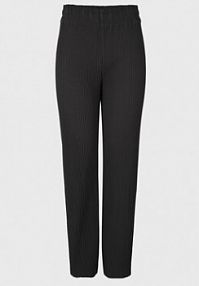Spodnie eleganckie YAS czarne damskie Materiałowe