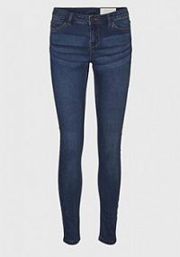 Jeansy Noisy May granatowe damskie 