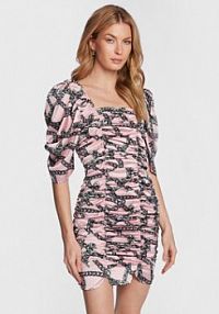 Sukienka koktajlowa Silvian Heach różowa 