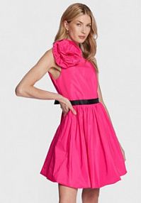 Sukienka koktajlowa PINKO różowa 