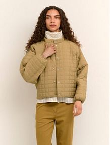 Kurtka puchowa Karen by Simonsen złota damska Przejściowa