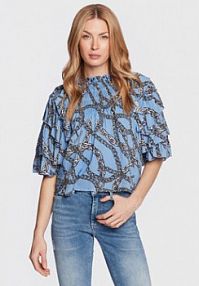 Bluzka Silvian Heach niebieska damska 