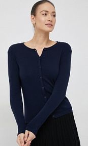 Kardigan United Colors of Benetton  granatowy 1091D5558.016