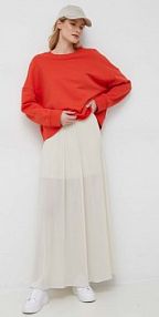 Spódnica maxi Sisley  beżowa 4AM2L0013.0L8