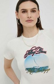 T-shirt Filling Pieces  beżowy damski 85354619936