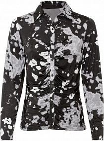 Bluzka shirtowa z marszczeniem  damska Bonprix