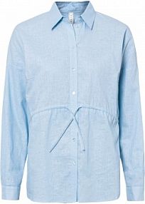 Szeroka bluzka z wiązanym paskiem  damska Bonprix