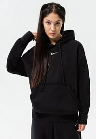 Bluza z kapturem Nike czarna damska Styl Os Oh Hd Blk