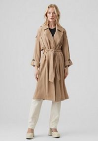 Trencz Vero Moda beżowy Bella 10252979  Relaxed Fit