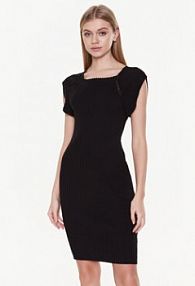 Sukienka dzianinowa Silvian Heach czarna 