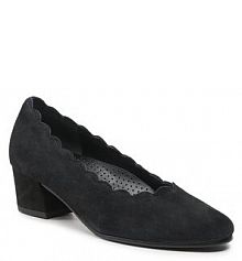 Półbuty na obcasie Gabor czarne