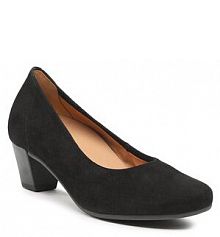 Półbuty na obcasie Gabor czarne