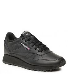 Półbuty sznurowane Reebok Classic czarne damskie