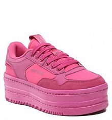 Półbuty na koturnie Sprandi różowe