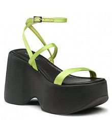 Sandały na obcasie Vic Matié zielone