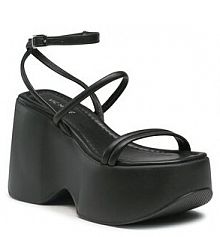 Sandały na obcasie Vic Matié czarne