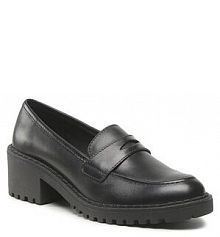 Półbuty na obcasie Lasocki czarne