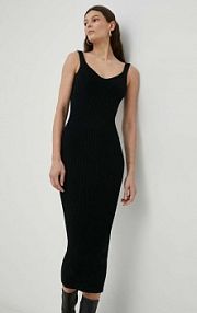 Sukienka maxi MMC STUDIO  czarna LIGHTSKIN.BAS