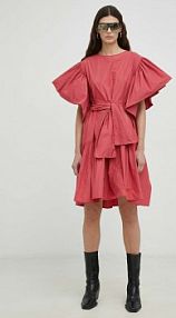 Sukienka mini MMC STUDIO  różowa MO.BASIC