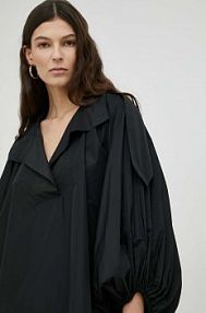 Bluzka MMC STUDIO  czarna damska MANDAL.BASIC