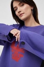 Bluza przez głowę Emporio Armani  fioletowa 3R2M6G.2JXQZ