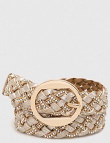 Pasek Morgan  beżowy damski 3GLAD.DORE