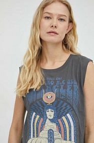 Top Wrangler  szary damski W7FED3M08