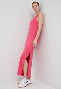 Sukienka maxi 4F  różowa SS23TDREF049